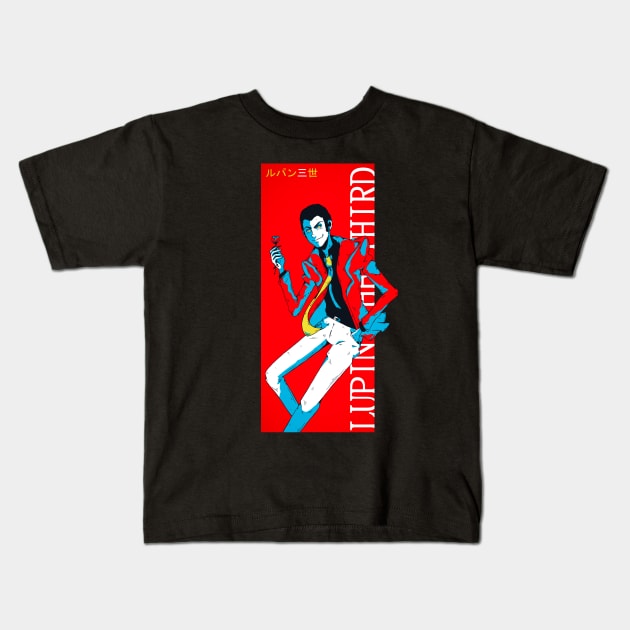 Lupin the Third Kids T-Shirt by Chofy87